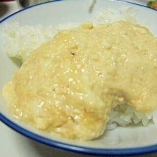 大和いもと豆腐のすりおろし